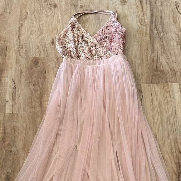 Cupshe Blush Sequin Dress - Picture 1 of 4